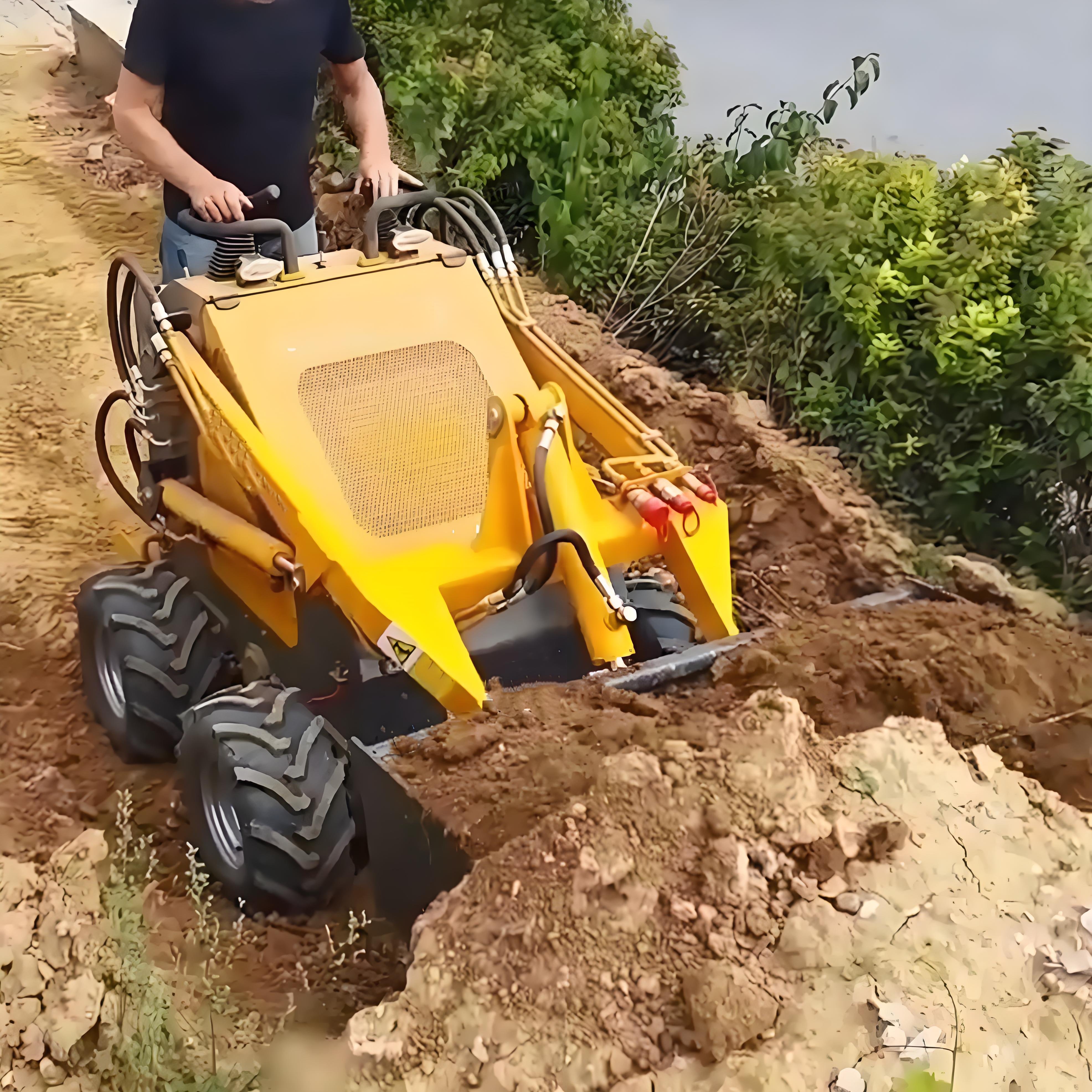 Cheap Price One Machine Mostly With Crawler Skid Steer loader Diesel Small Sliding loaders