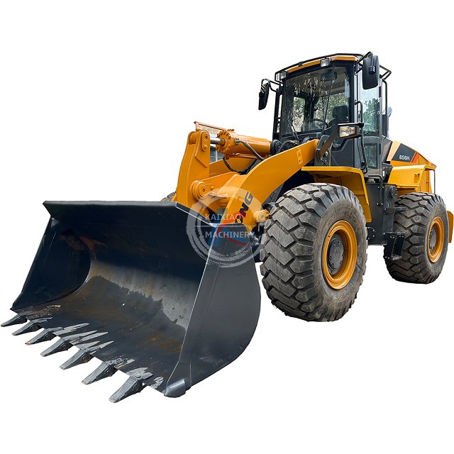 China hydraulic wheel loader rated load 6 ton used loader of LIUGONG CLG856H Chinese heavy equipment CAT 18 tons