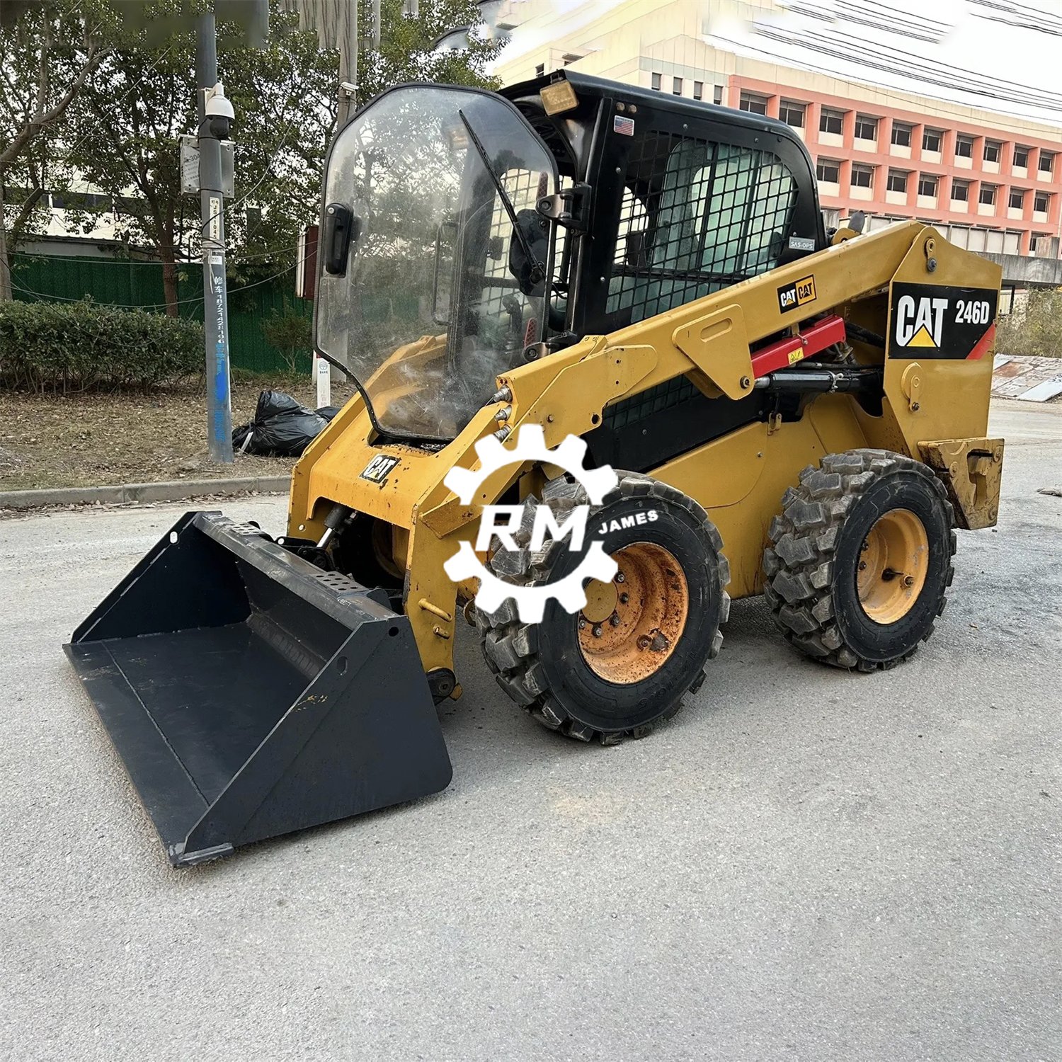 Secondhand CAT246D Skid Steer Loader High Quality Factory Price Used CAT246D 246C 272D 262D 236D Mini Skid Steer Loader On Sale