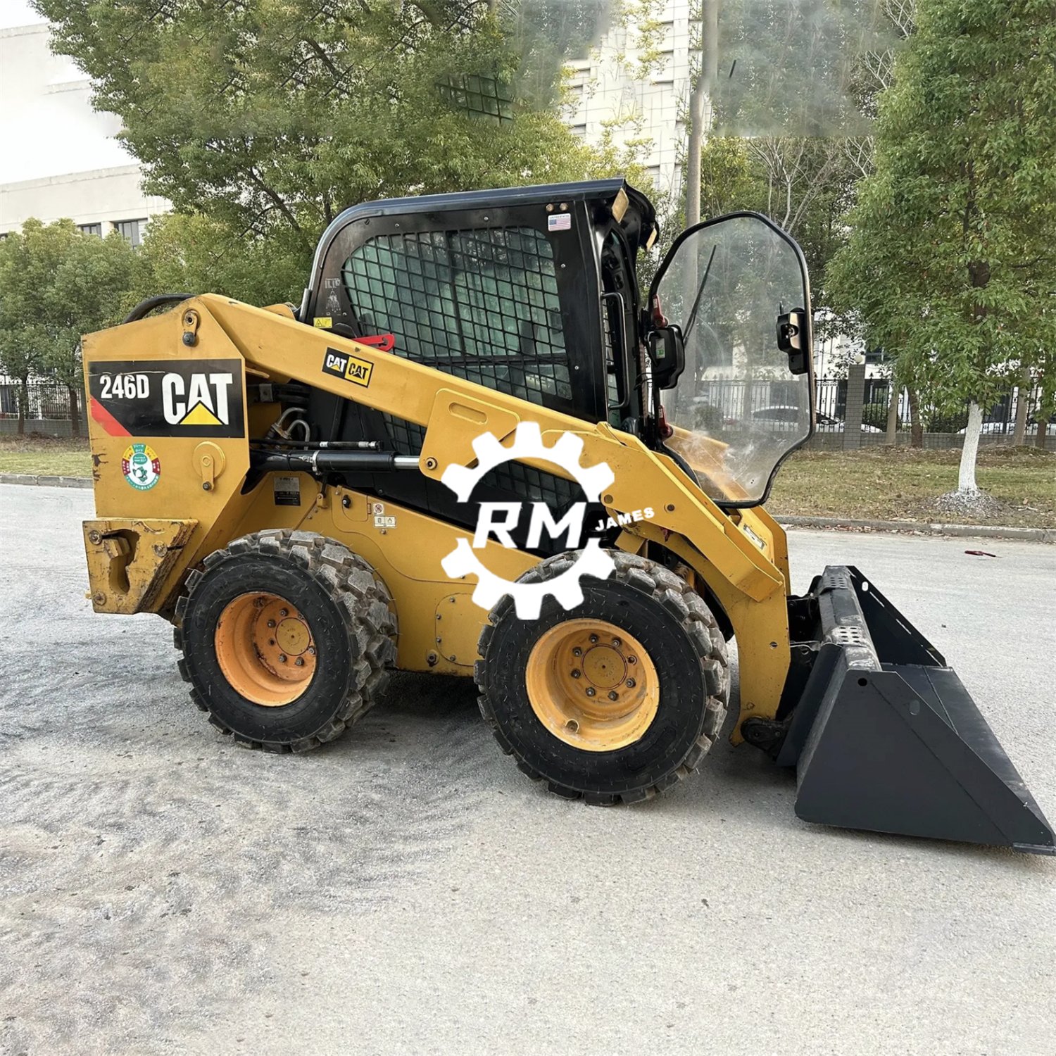 Secondhand CAT246D Skid Steer Loader High Quality Factory Price Used CAT246D 246C 272D 262D 236D Mini Skid Steer Loader On Sale