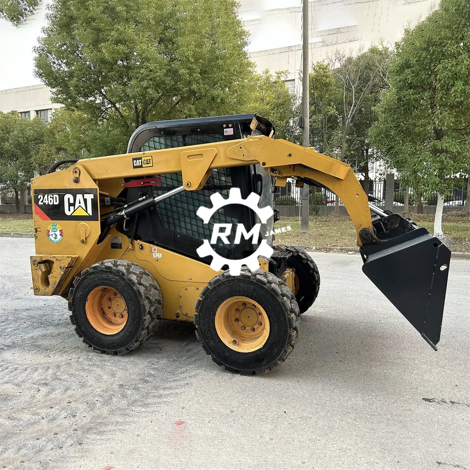 Secondhand CAT246D Skid Steer Loader High Quality Factory Price Used CAT246D 246C 272D 262D 236D Mini Skid Steer Loader On Sale