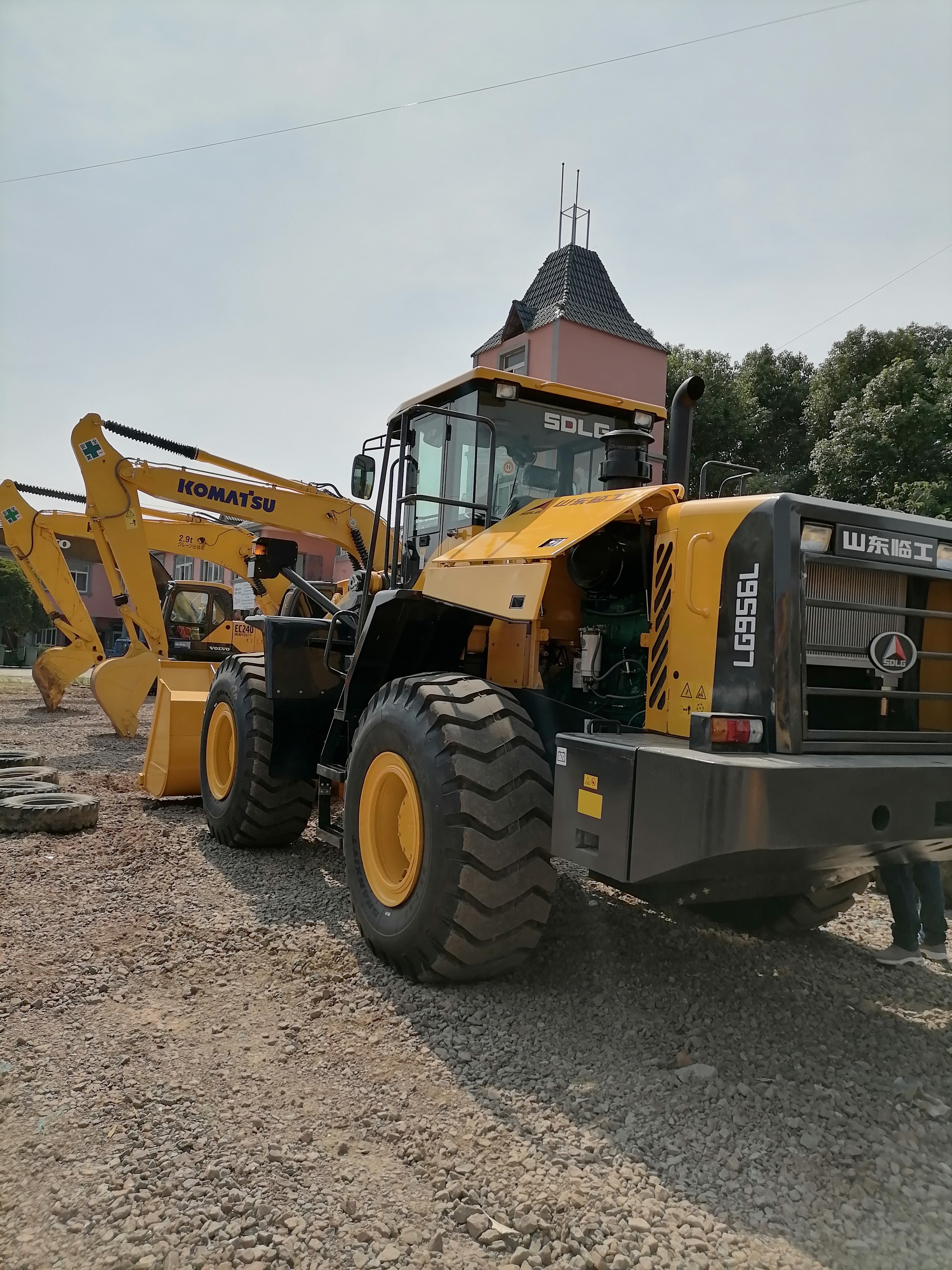 used 5tons wheel loader second hand front end loader 950GC/956/972H/966H/966G 956 956l 956f