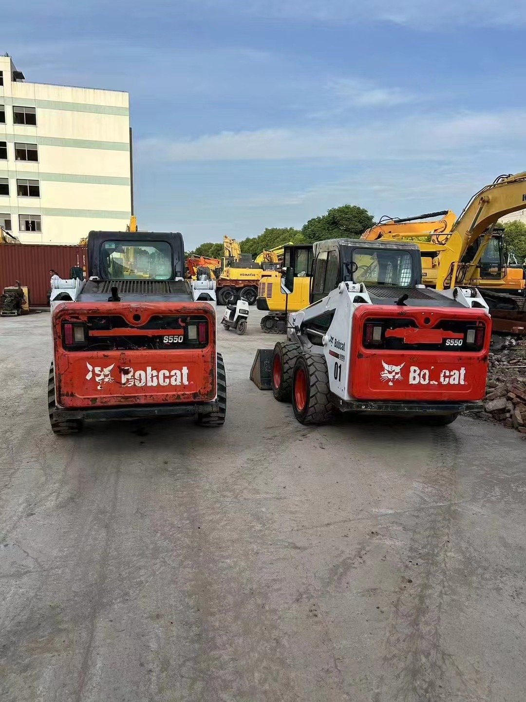 Wheeled Skid Steer 2020 Bobcat S550 Epa Ce Iso Certificated Skid Steer With Diesel Engine Good Condition