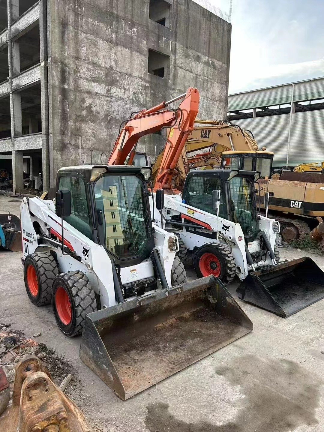 Wheeled Skid Steer 2020 Bobcat S550 Epa Ce Iso Certificated Skid Steer With Diesel Engine Good Condition
