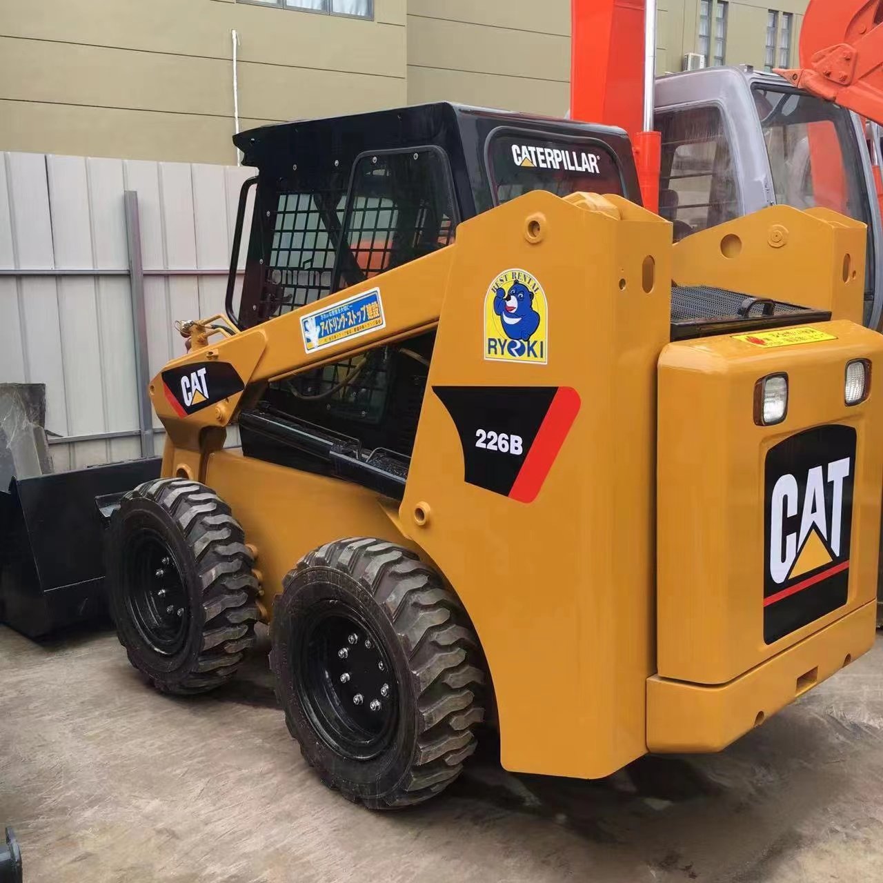 Second Hand Cat 216B 226B Skid Steer Loader, Used Cat Mini Wheel loader For Sale In Shanghai