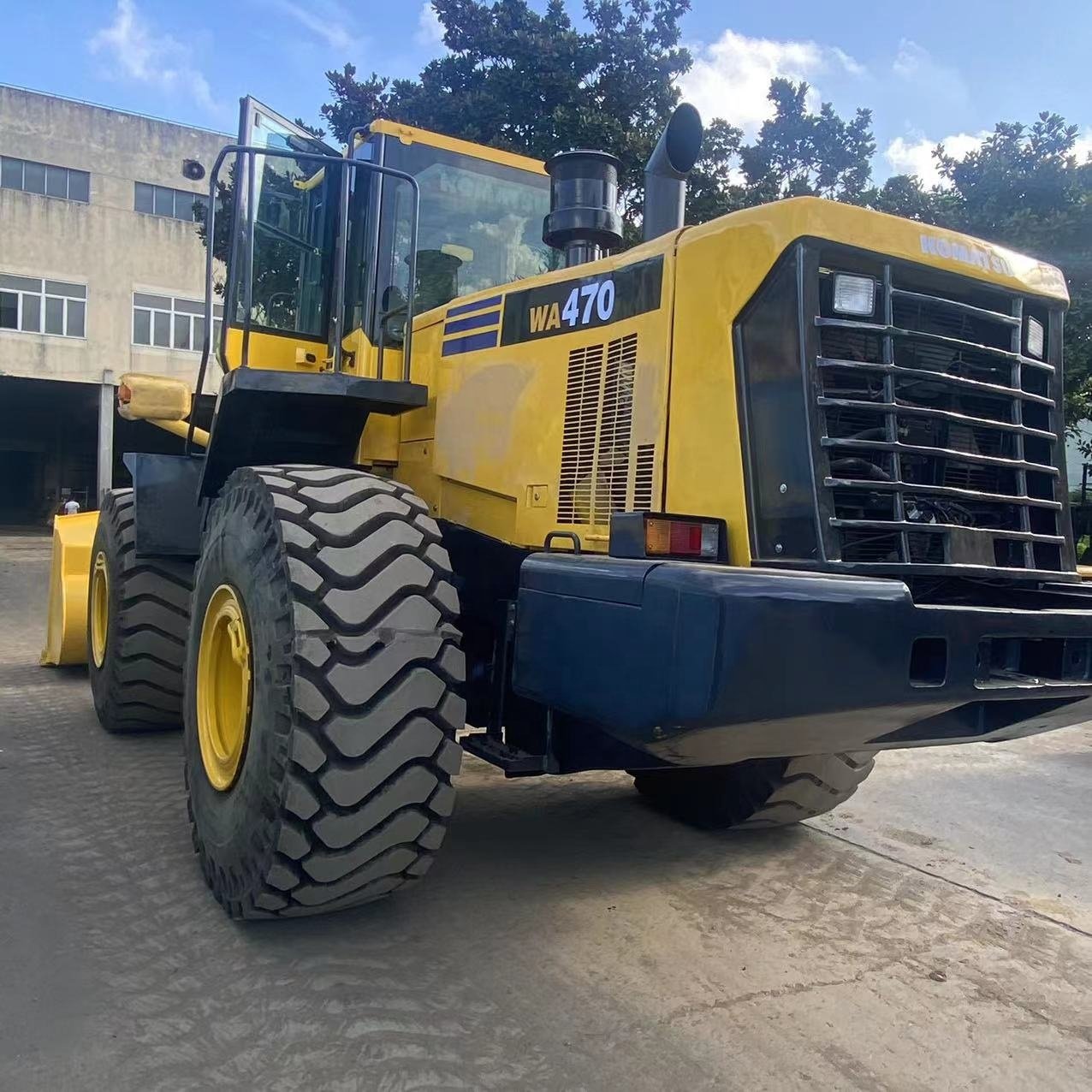 Japan Original Komatsu Loader WA470 3 Front End Loaders Second hand wa470-3 Used Wheel Loader