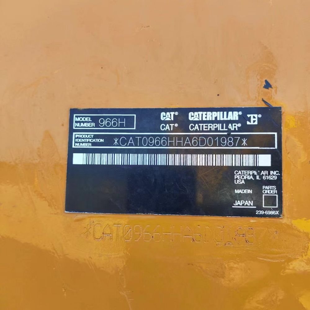 2022 Caterpillar quality CAT966H with original parts CAT 966H used large wheel skid steer loaders