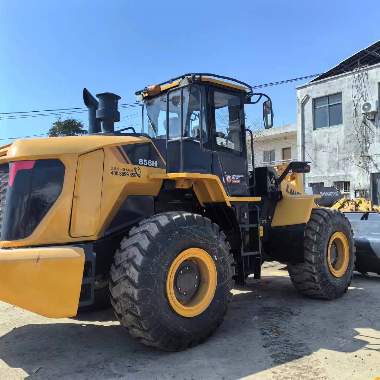 Used Liugong 856 5 ton Front End Loader Low Price Liugong CLG856H 5 ton Compact Loader With Shovel Bucket