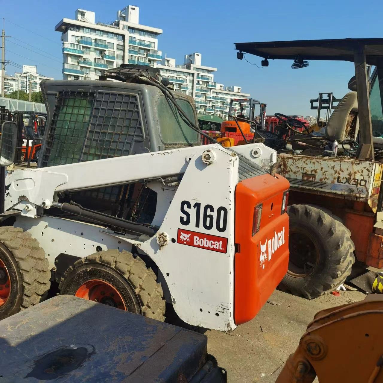 Hot Sale Used Bobcat S160 S130 S300 Secondhand Mini Skid Steer Loader Hydraulic Wheel Drive Tractor Machine For Sale
