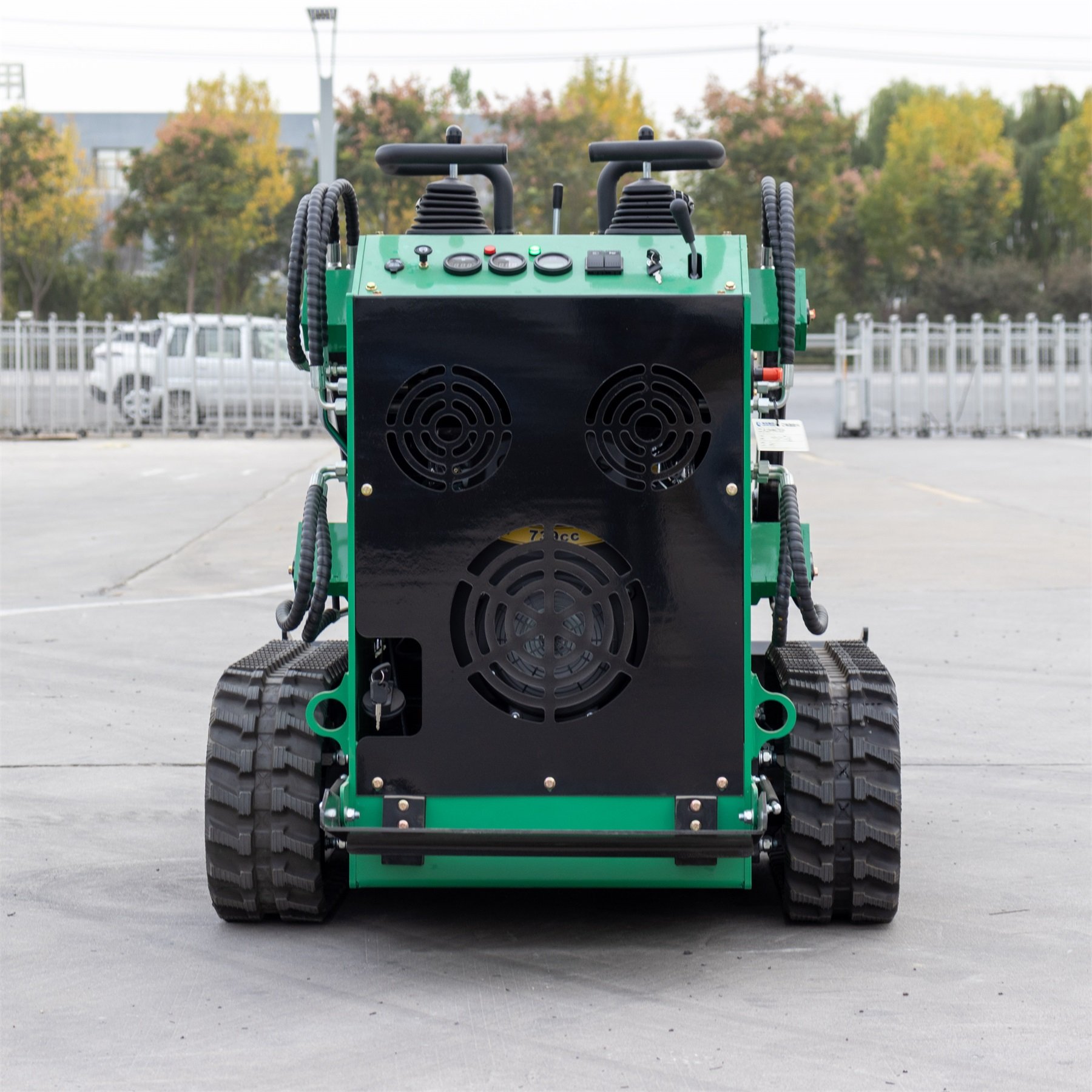 Factory price mini skid steer track loader 500kg 800kg 1 ton mini skid steer stump grinder