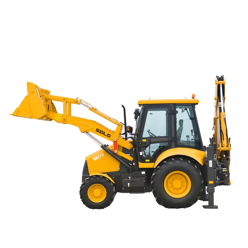 Engineering Machinery 1800Kg Telescopic Backhoe With Quick Coupler Auger Breaker