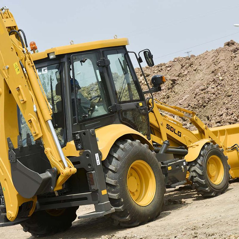 Engineering Machinery 1800Kg Telescopic Backhoe With Quick Coupler Auger Breaker