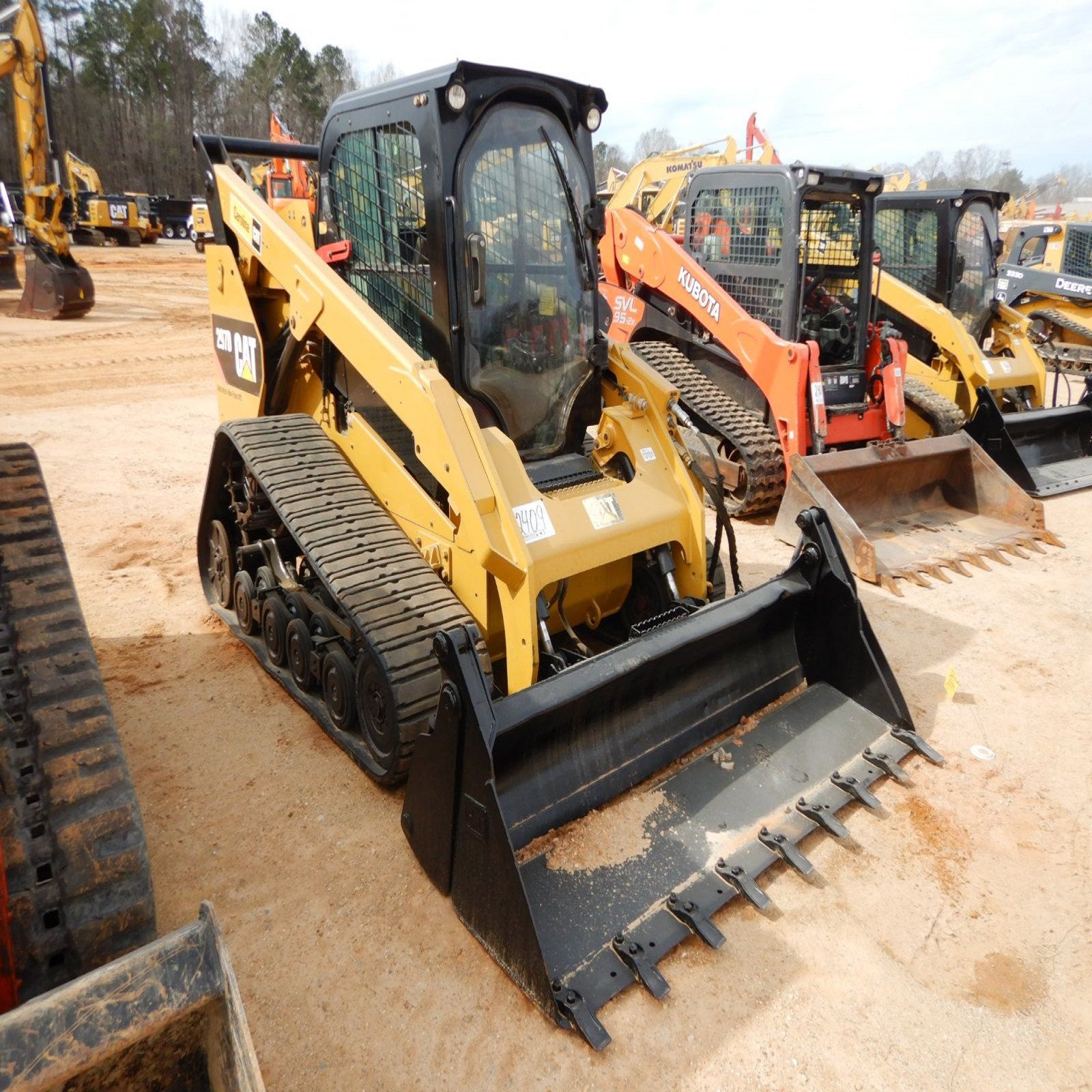 Steer skid kubota and Cat loader BobcatS70 Machine Provided Kubota Engine Low Price Second Hand Machine original paint