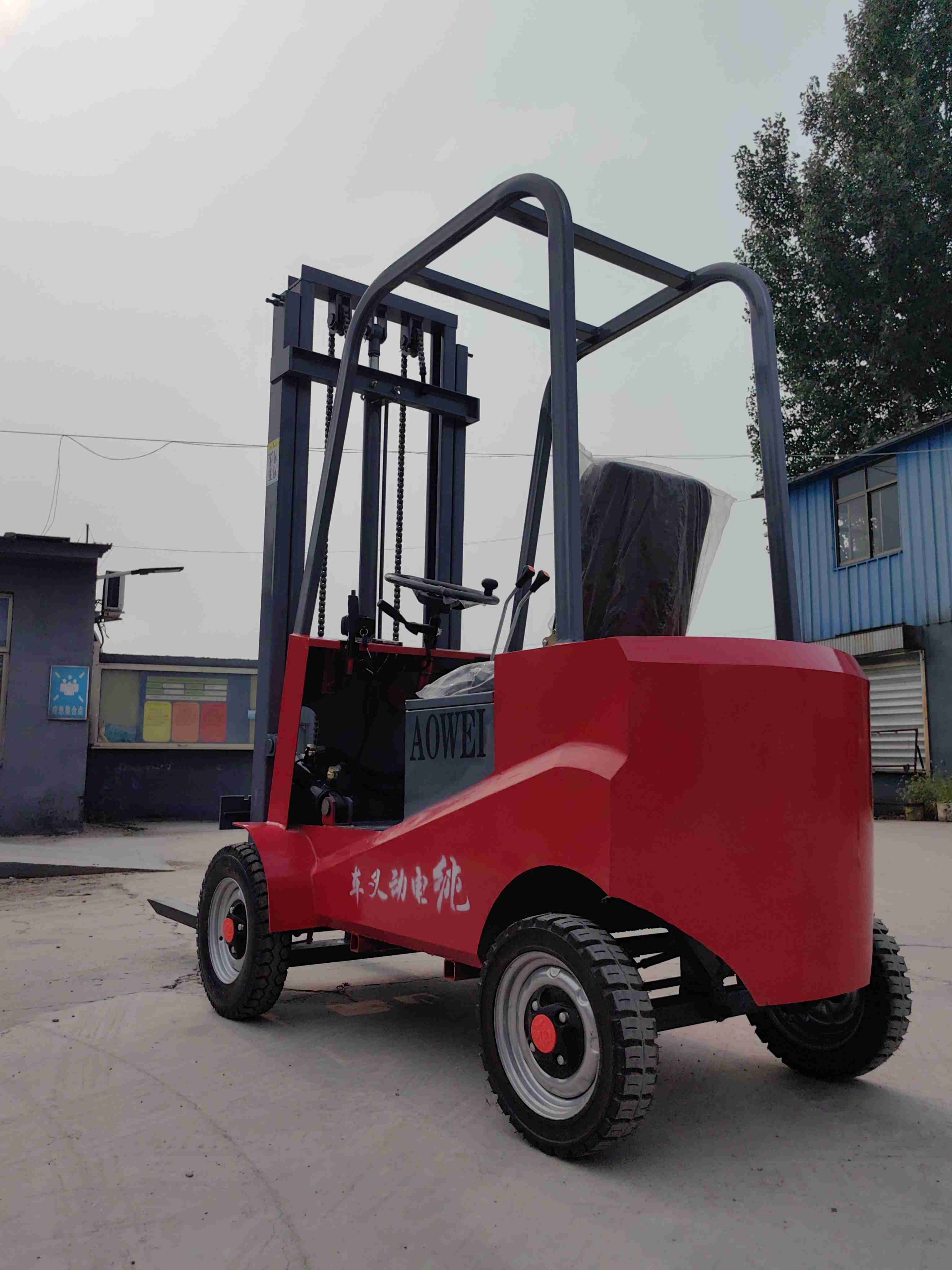 New China Factory for sale 0.8 ton 1 ton small electric forklift mini wheel loader used for warehouse farm hosehold