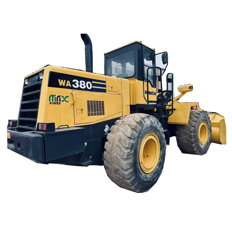 Japanese original KOMATSU WA380 16ton loader heavy machine medium loader backhoe used wheel loader