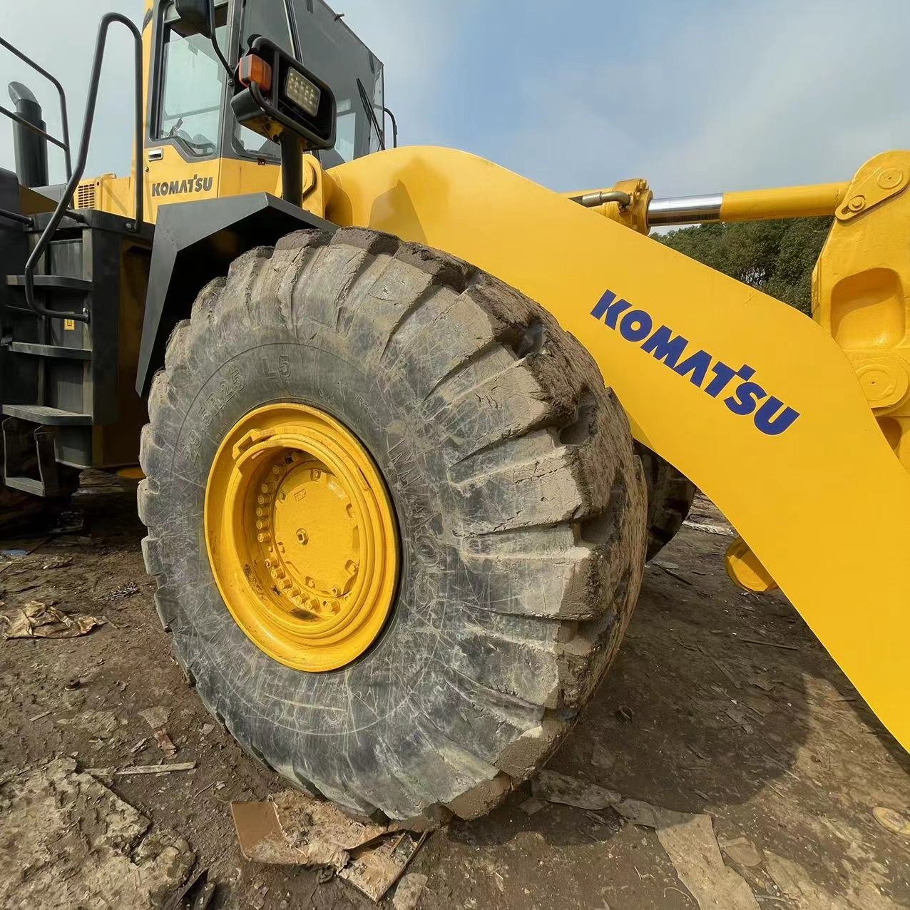 komatsu wa500-3 used 50ton wheel loader 93% NEW good price original made in japan in good working condition
