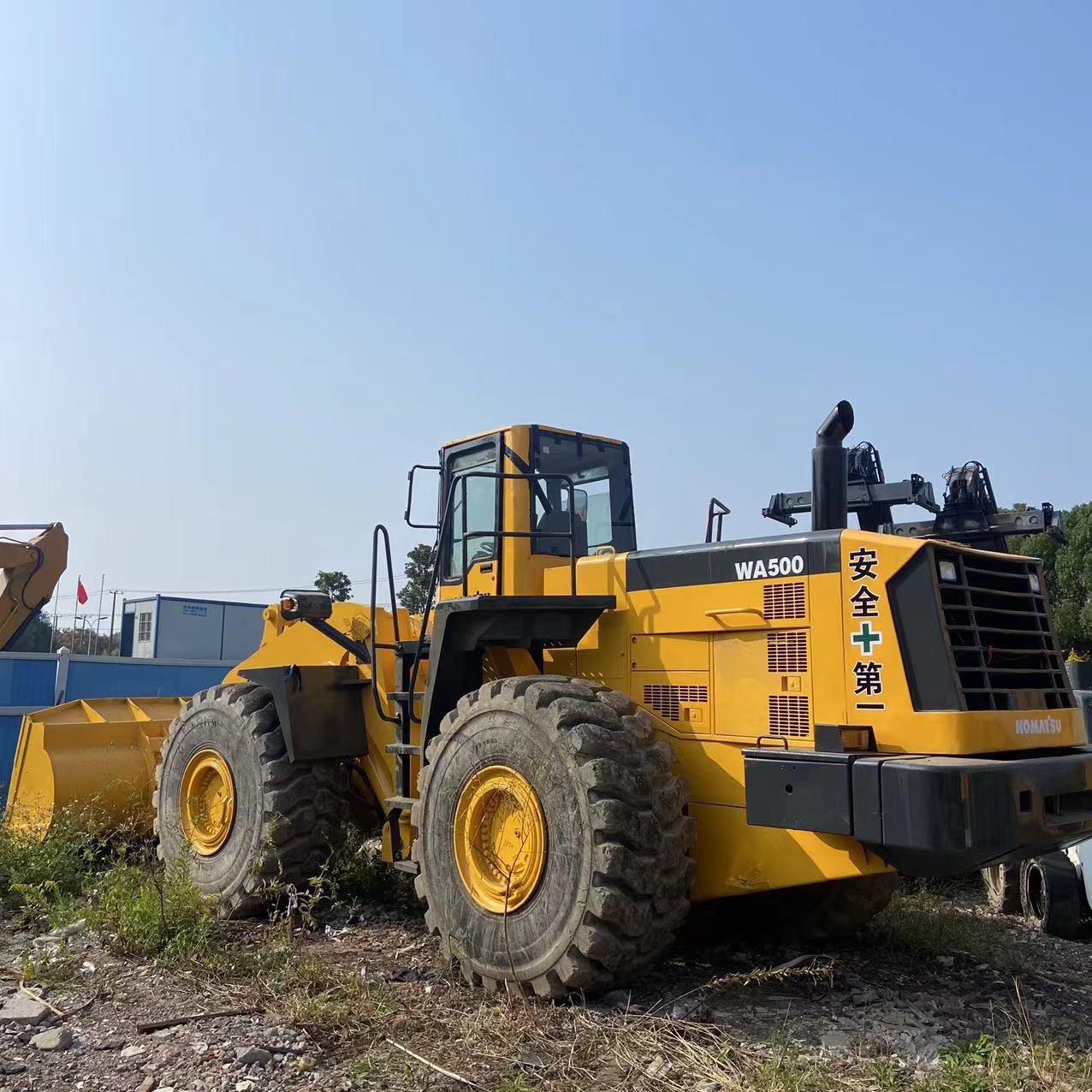 komatsu wa500-3 used 50ton wheel loader 93% NEW good price original made in japan in good working condition