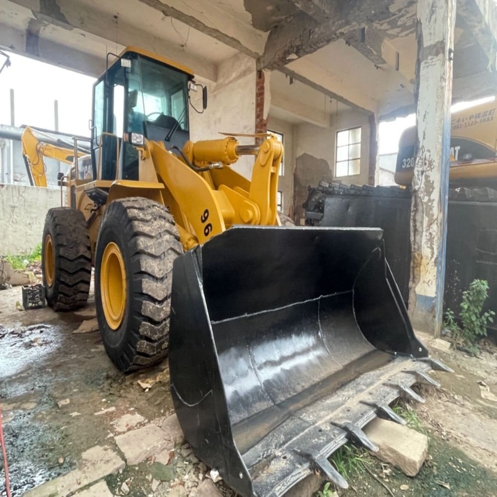 Used Caterpillar 966h Wheel Loader with Core Components Durable Front Loader with Kawasaki KYB Hydraulic Pumps Farms Yard Sale