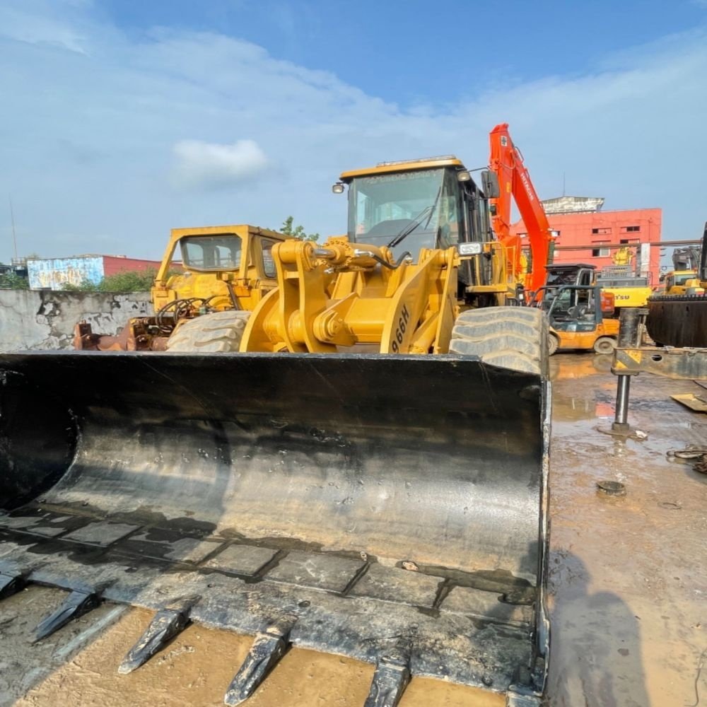 Used Caterpillar 966h Wheel Loader with Core Components Durable Front Loader with Kawasaki KYB Hydraulic Pumps Farms Yard Sale