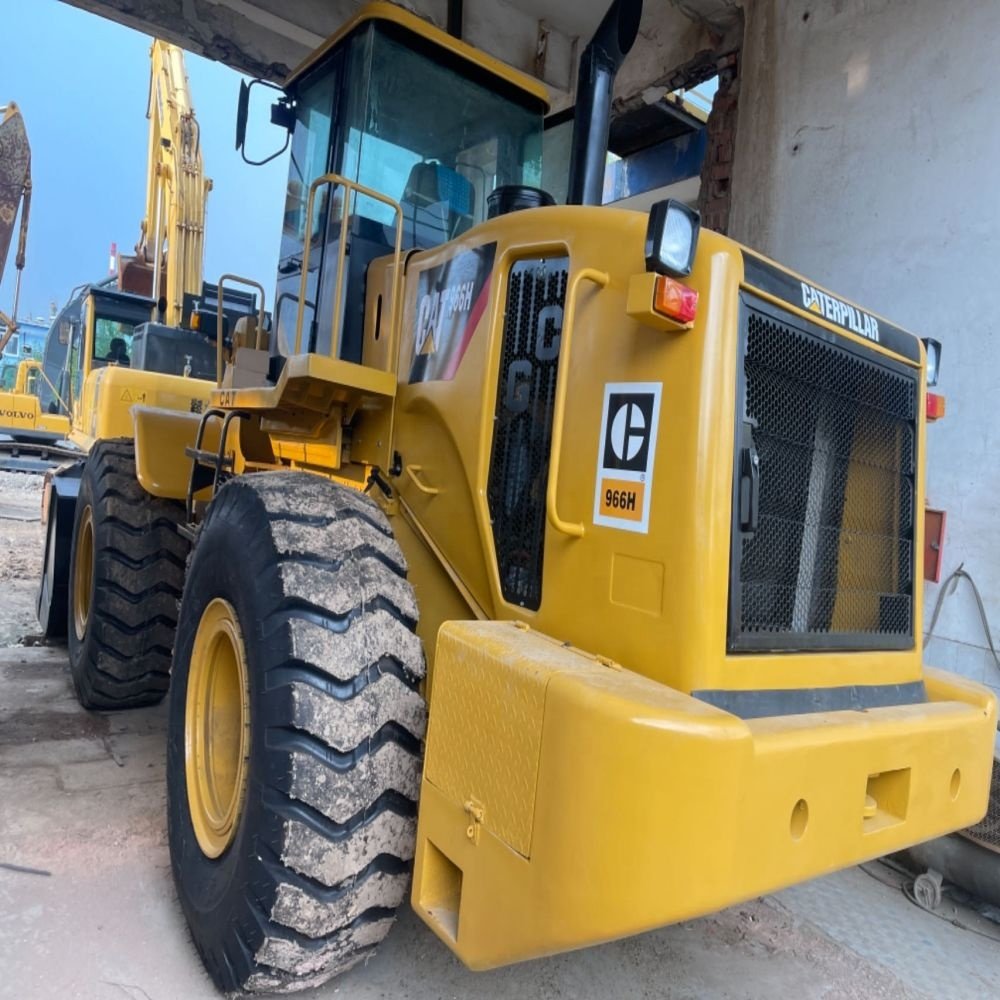 Used Caterpillar 966h Wheel Loader with Core Components Durable Front Loader with Kawasaki KYB Hydraulic Pumps Farms Yard Sale