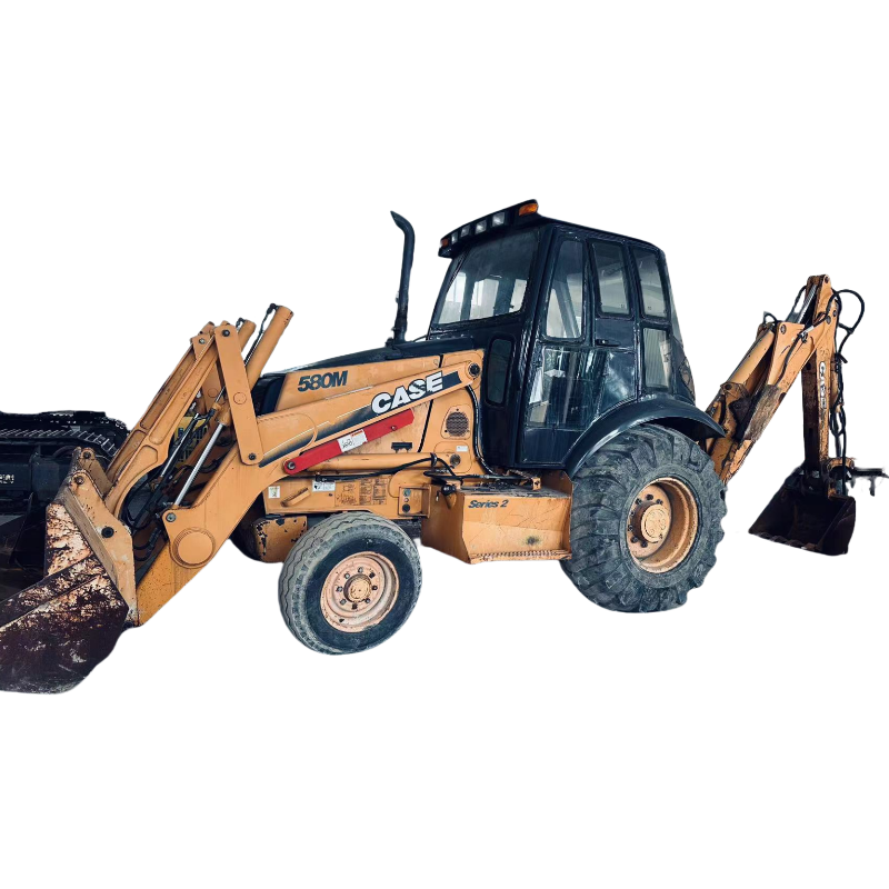 Case 580m heavy construction machine backhoe loader second hand machinery equipment used wheel loader