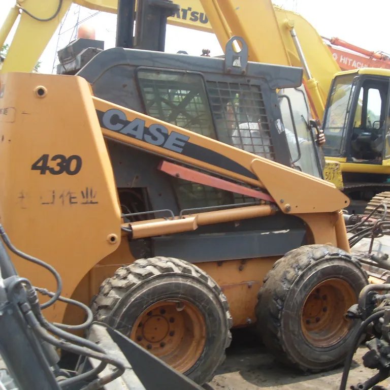 Used Case 430 Mini Skid Steer Wheel Loader Used Case 430 Small Skid Steer Front End Loader with Bucket Mini Skid Steer Loader