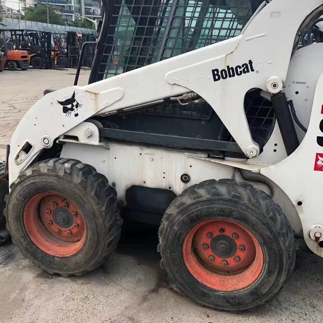 GOOD PRICE !! Good condition machines Hot sale small bobcat s185 used loaders bob cat skid steering loader