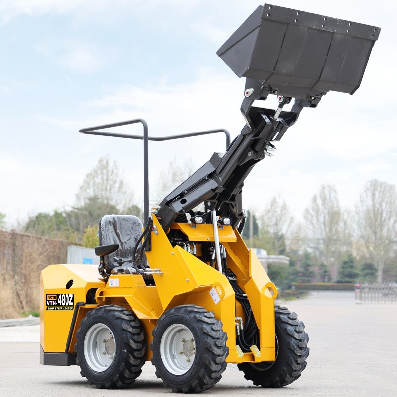 cheap mini skid steer loader EPA/EURO 5 diesel small loaders style mini wheel loader