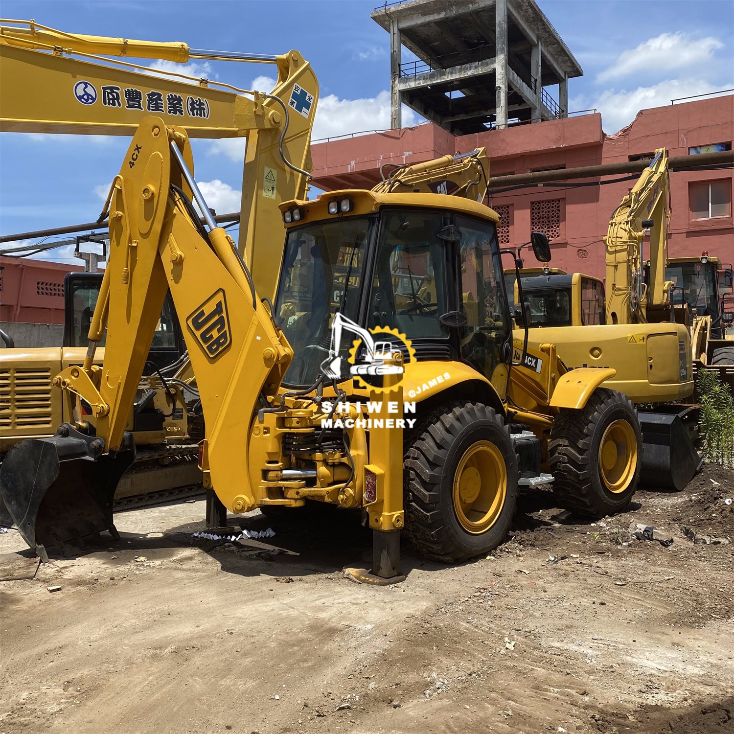 Used JCB Backhoe Loader JCB Secondhand Jcb 4CX Wheel 20TON Used Backhoe Excavator Loader JCB3CX JCB4CX Construction Machinery