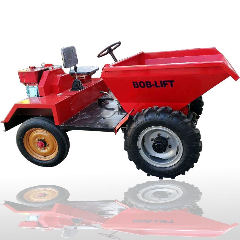 Diesel Mini Dumper Loader Electric 4x4 Left Hand Drive ZS1001 Air Conditioner DF Engine 2200r/min 12.1KW 1500mm Wheel Loader