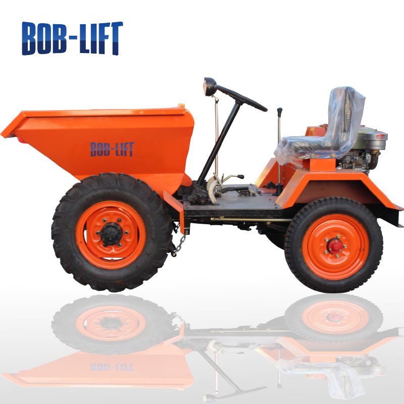 Diesel Mini Dumper Loader Electric 4x4 Left Hand Drive ZS1001 Air Conditioner DF Engine 2200r/min 12.1KW 1500mm Wheel Loader