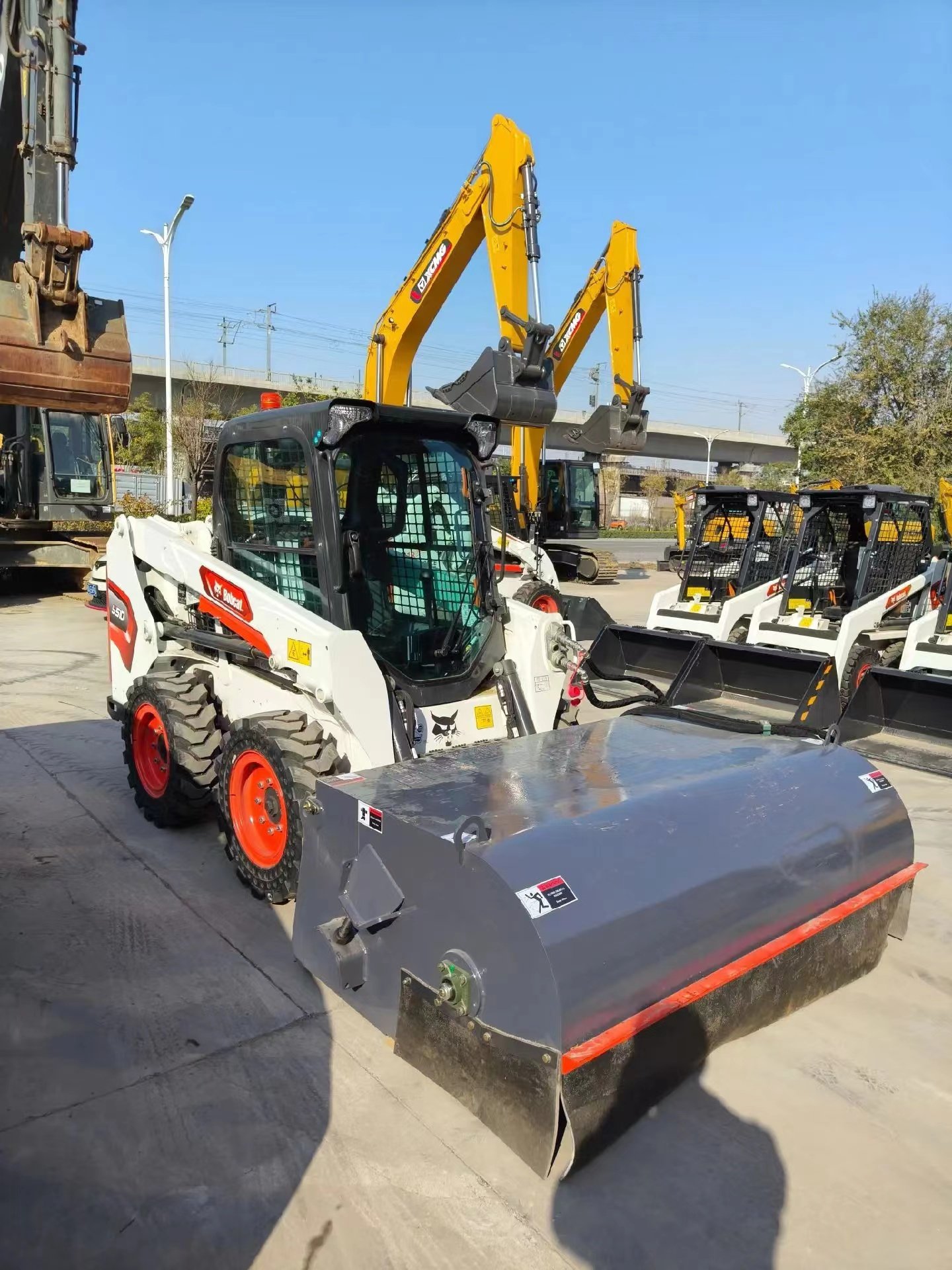USA brand bobcat original machine s510 skid steer loader used loader for sale with good condition