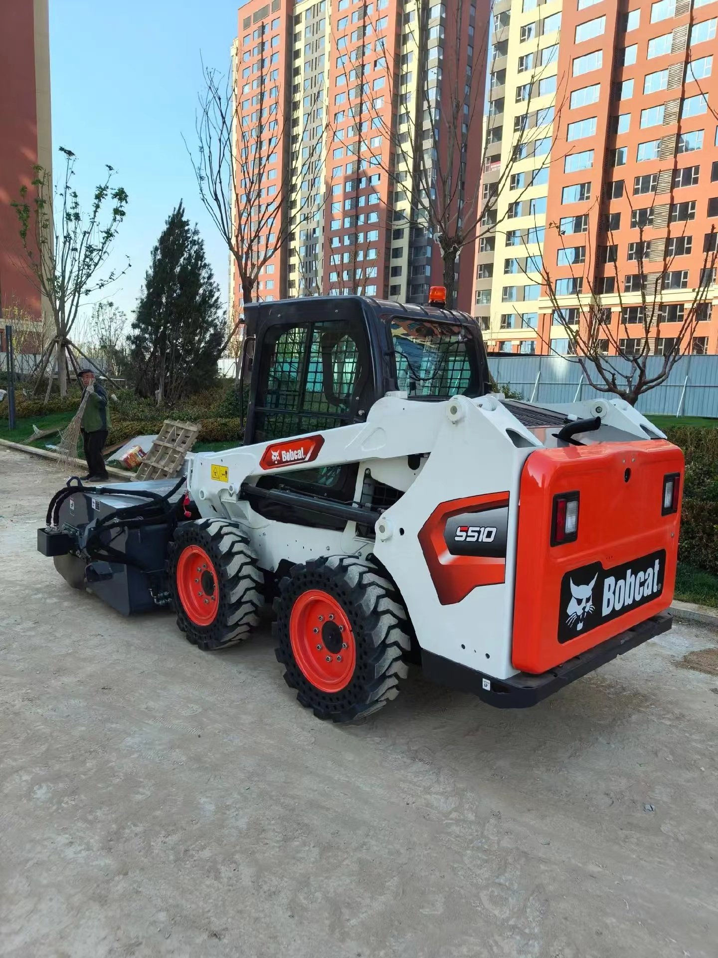 USA brand bobcat original machine s510 skid steer loader used loader for sale with good condition