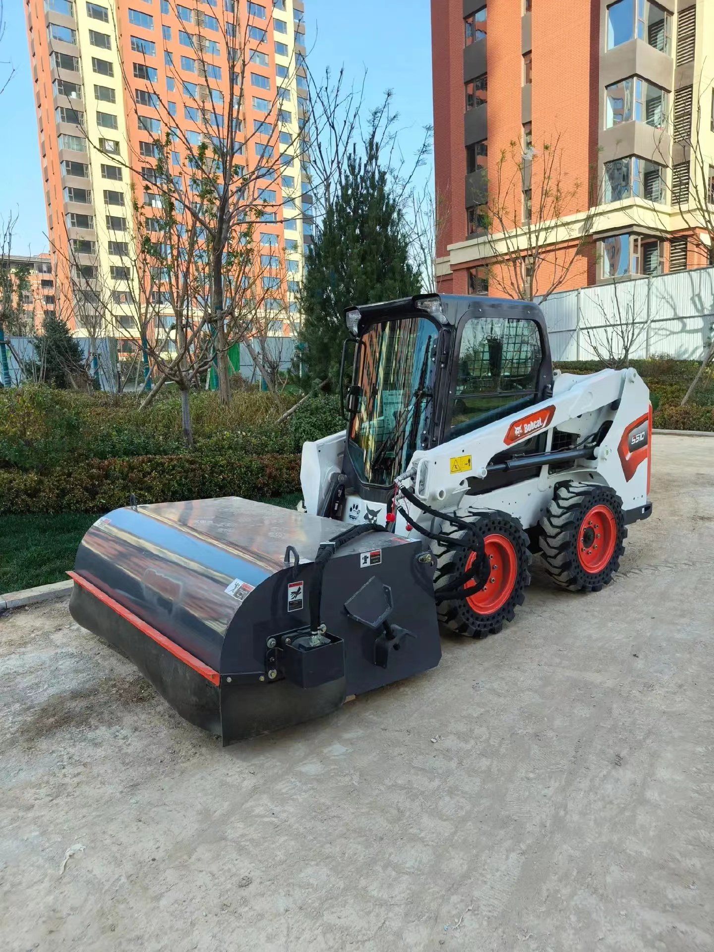 USA brand bobcat original machine s510 skid steer loader used loader for sale with good condition