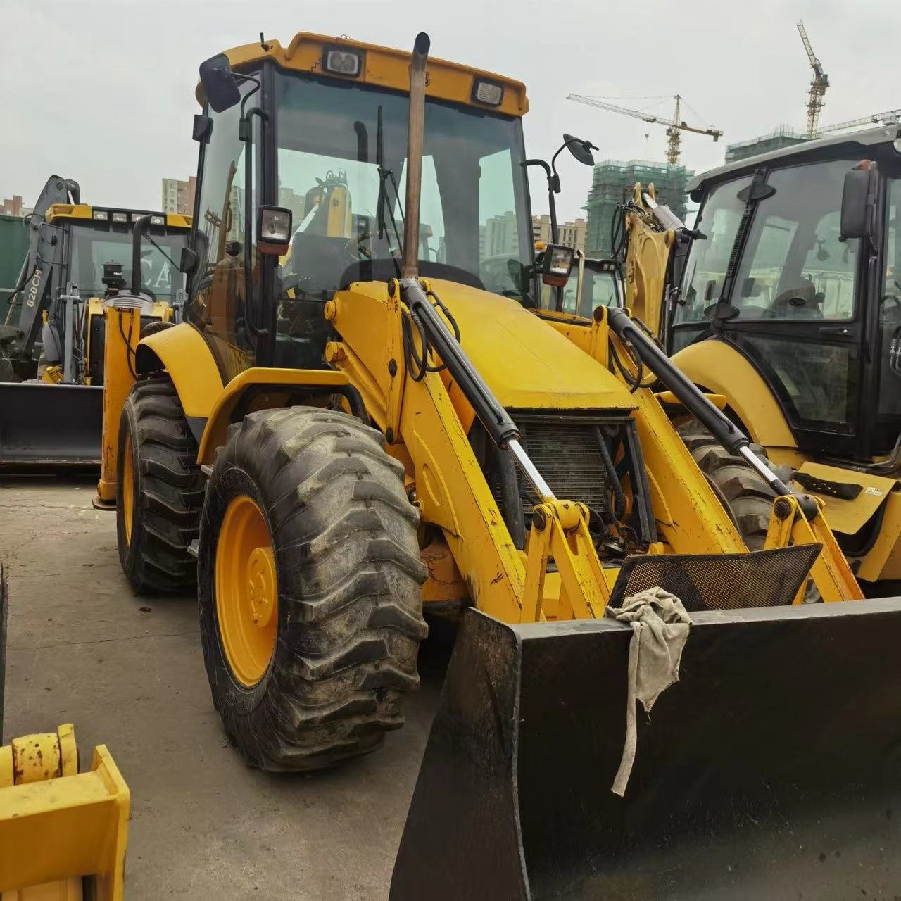 Used Jcb Backhoe 3cx 4cx Loader Machine China Wheel diesel Mini Excavator Backhoe Loader for sale