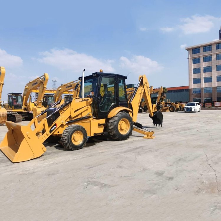 CAT 420F loader used tractor with front loader and backhoe grapple bucket for sale