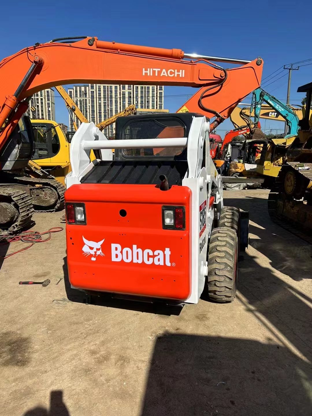 Used Bobcat S185 Bobcat Used Skid Steer Loader Used Bobcat Skid Steer Loader s185 With Mulcher for sale