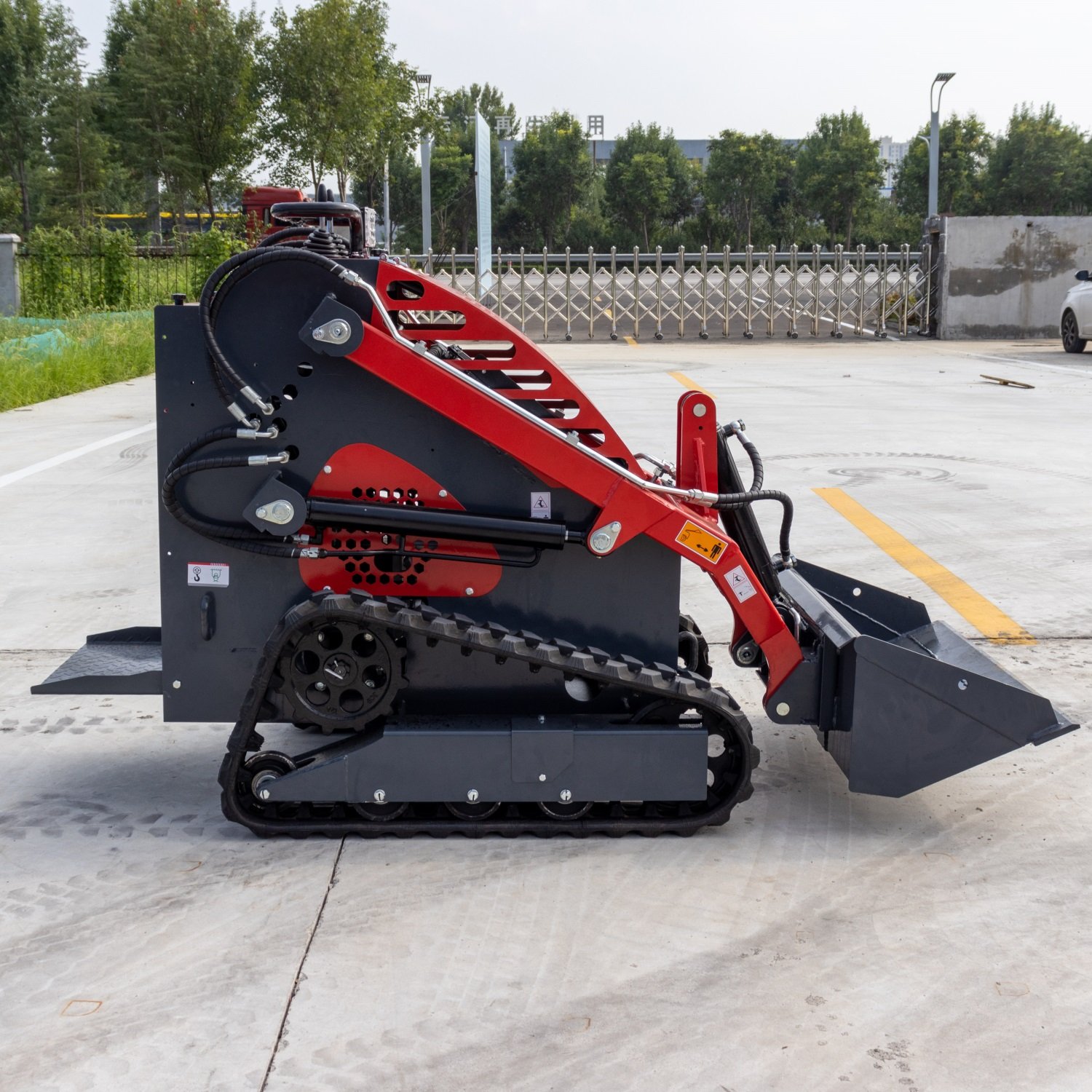 Transport pile driver used 2 cylinders gasoline briggs&stratton skid steer loader price supplier