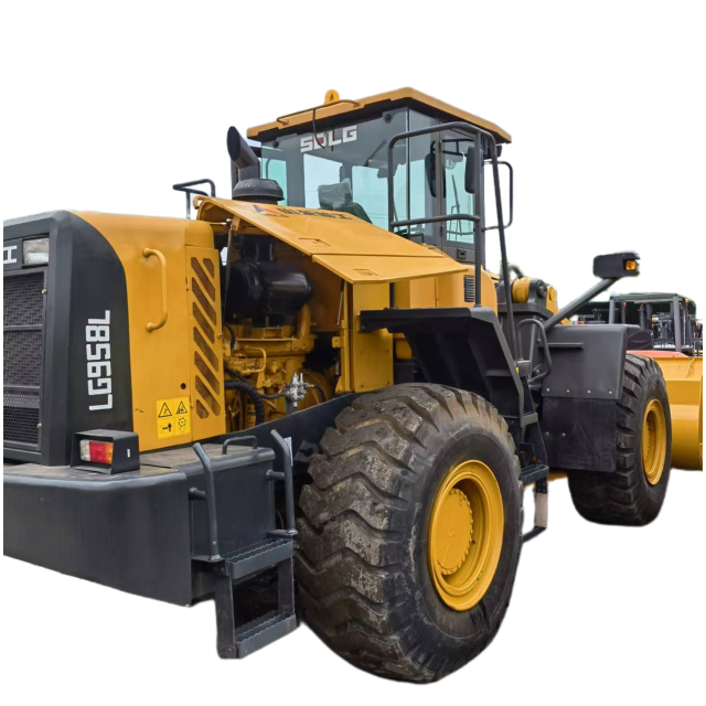 Lingong SDLG L958 956 used loader 4 wheel drive weichai engine medium loader 5tons China used loader affordable machine for sale