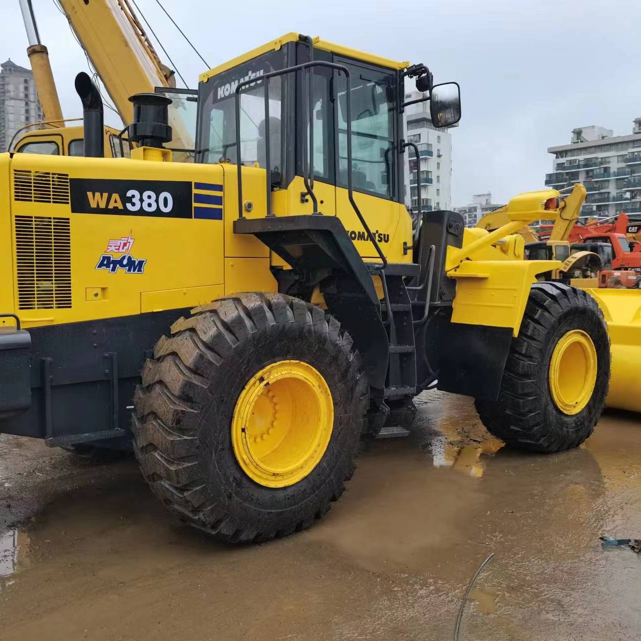 used original Japan komatsu wa380 wheel loader