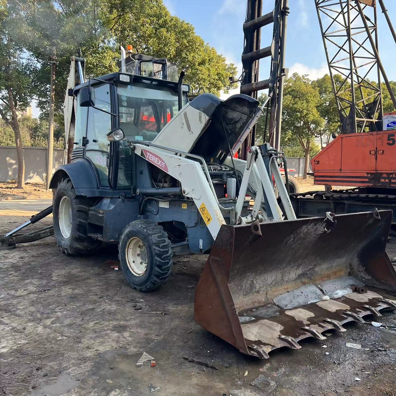 terex 760 uk backhoe loader