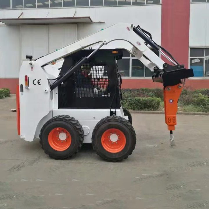 cheap kubota mini skid steer loader with mower trencher forks attachment small used skid steer tracks new skid loaders for sale