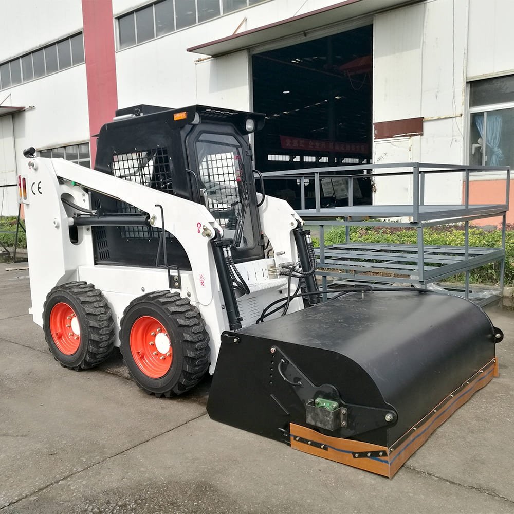 cheap kubota mini skid steer loader with mower trencher forks attachment small used skid steer tracks new skid loaders for sale