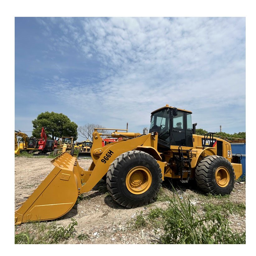 Japan Original Used Original Cat966h backhoe loader for repairing road