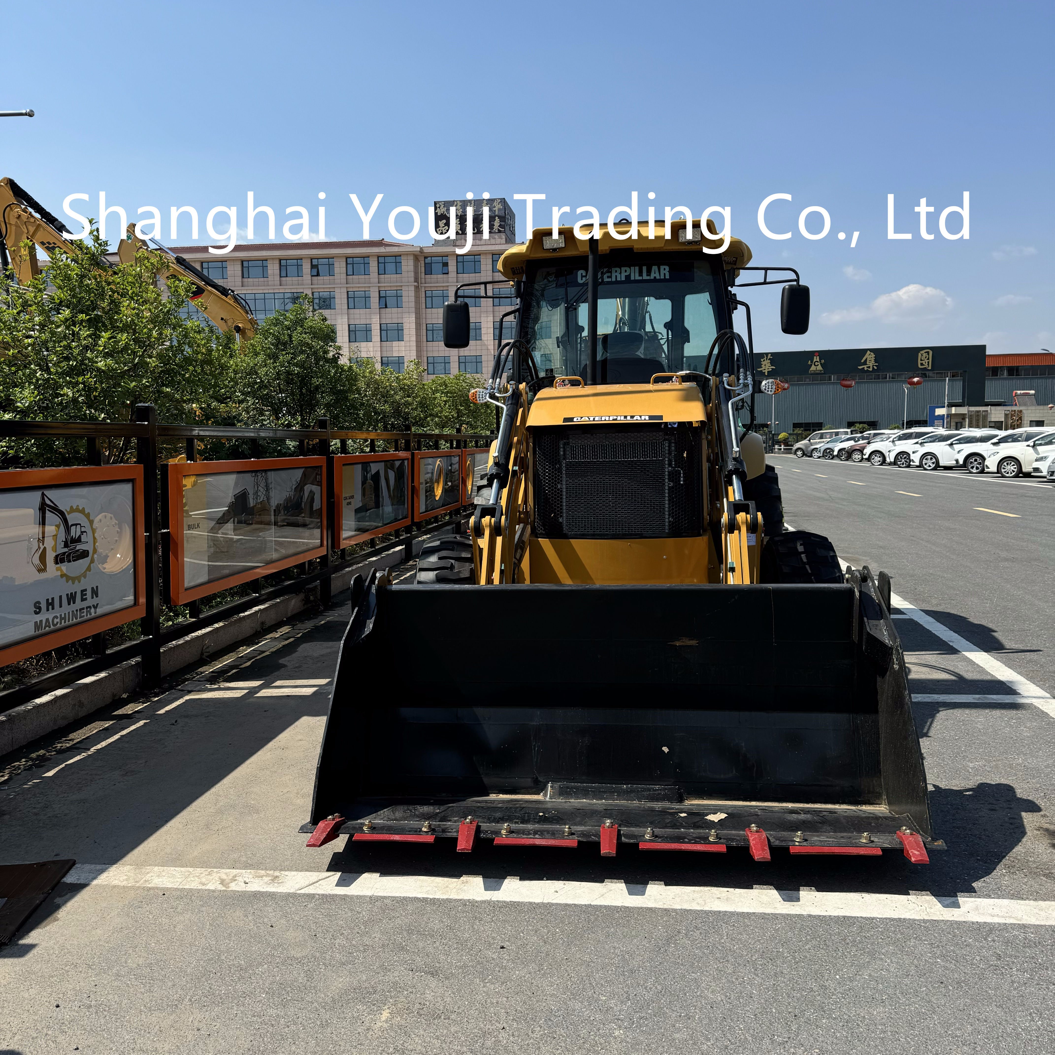 used backhoe loader Japanese cat 420f2 for sale in Shanghai used cat backhoe retro excavator CAT 420F 420F2