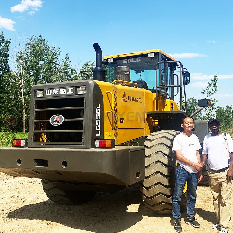 Used China Payloader Front End Loader Sdlg 5 Ton 6 Ton Load Capacity LG956L Wheel Loader Secondhand Construction Machinery
