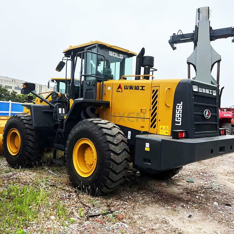 Used China Payloader Front End Loader Sdlg 5 Ton 6 Ton Load Capacity LG956L Wheel Loader Secondhand Construction Machinery