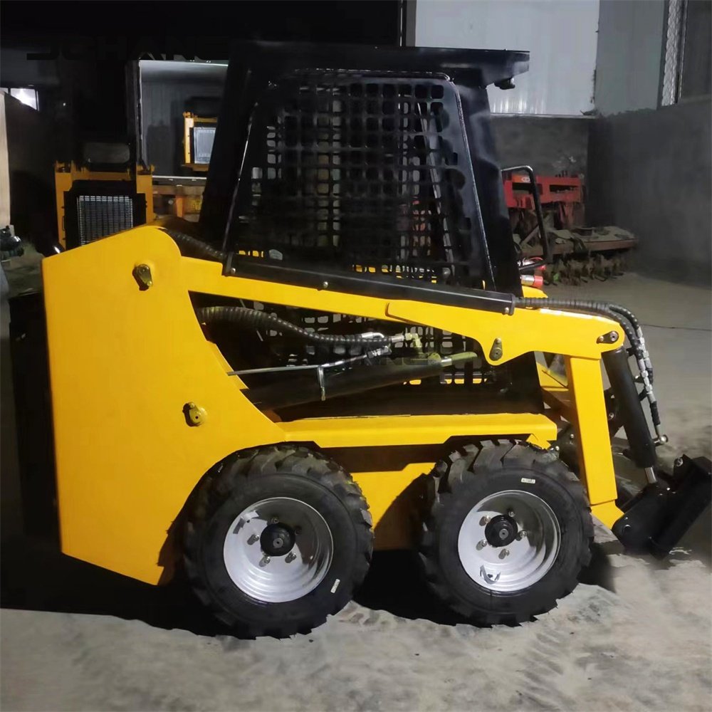 Diesel Skid Steer Mini Loader Digger China Factory Cheap Front Loader Track Drive Engine Core Component Bucket Attachment Used