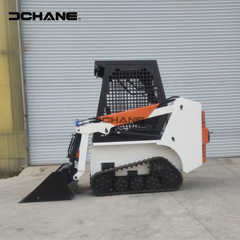 Diesel Skid Steer Mini Loader Digger China Factory Cheap Front Loader Track Drive Engine Core Component Bucket Attachment Used