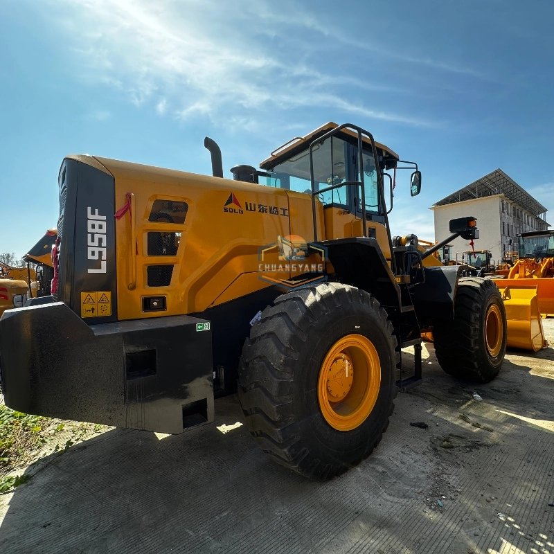 Cheap Sale of Used SDLG L958F Wheel Loader Heavy-Duty 4x4 Tractor Front Loader Imported from China